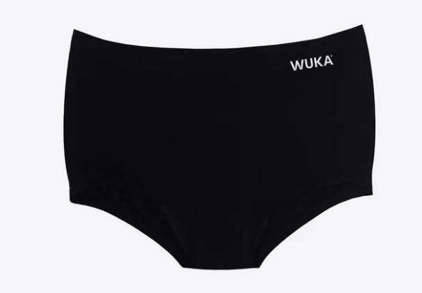 WUKA adolescente Stretch™ Boxer Short talle medio flujo abundante Negro - S-L